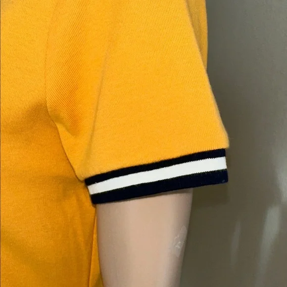 TOMMY HILFIGER Mustard V-Neck Dress. - Picture 5 of 13